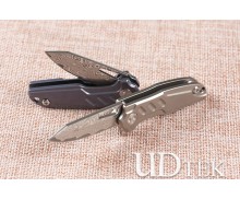 JJ004 quick-open bearing folding knife (two types of Damascus) UD405334